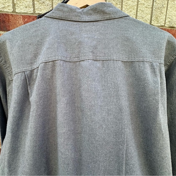 Timberland Pro Original Fit Midweight Gray Flannel Button-Up Soft Casual Gorp XL - Picture 12 of 13